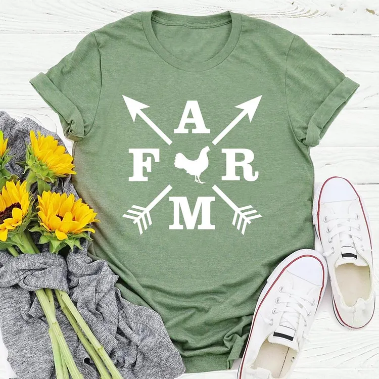 ANB - farm village life Retro Tee -03889