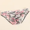 Comfortable mesh transparent breathable printed fashion shorts