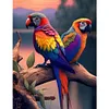 Perroquet Compl&egrave;te Carr&eacute; Diamant Peinture 30X40CM