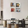 (US Local)4pcs/set Escape-Special Shaped Diamond Painting Kit(30x30cm)