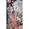 Girl Lion-14CT Stamped Cross Stitch 40*70cm/15.75*27.56in (Big Size)