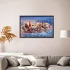 Diamond Painting-DIY Full Round Drill Santa Sleigh（60*40cm）