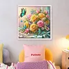 Butterfly Rose-11CT Stamped Cross Stitch 40*40cm/15.75*15.75in