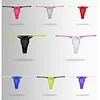 Men's Sexy Ultra-Thin Ice Silk Low-Rise Thin Strap U-Shaped Pouch Thong