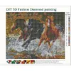Horse - Full Round Diamond Painting  30x25cm