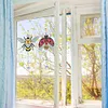 2pcs Crystal Light Catcher Diamond Painting Bee Suncatcher Hanging Kits