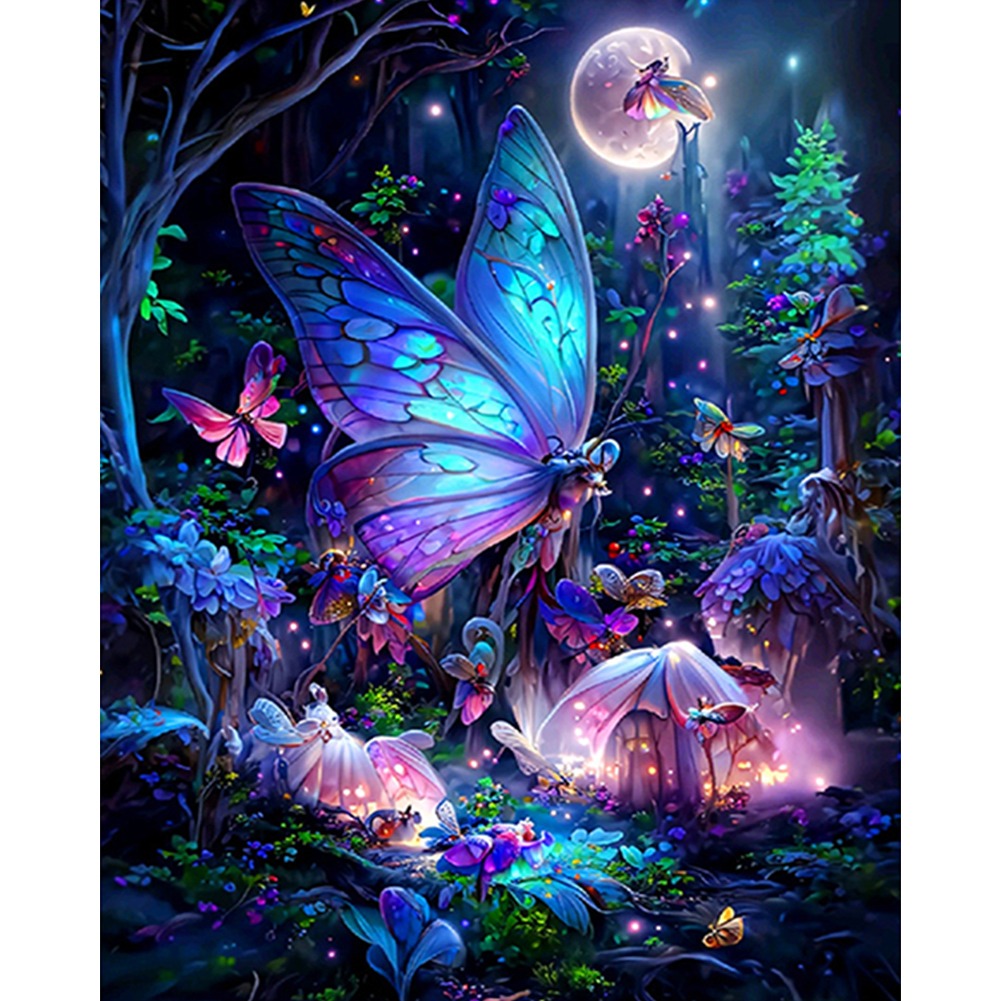 Butterfly-Paint by Numbers-16"x20"/40x50cm