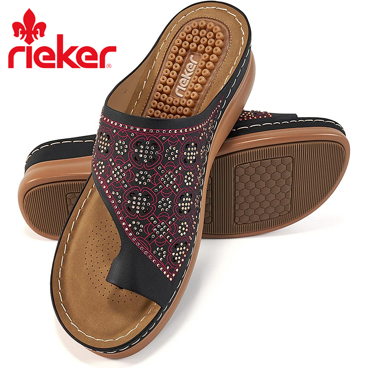 RIEKER&reg; &Uacute;J FLIPS CHEKS SUMMER CREEPER ORTHOPEDIC SLIP-ON