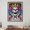 Diamond Painting -5D Full Round Drill Crown Skull(40x50cm)