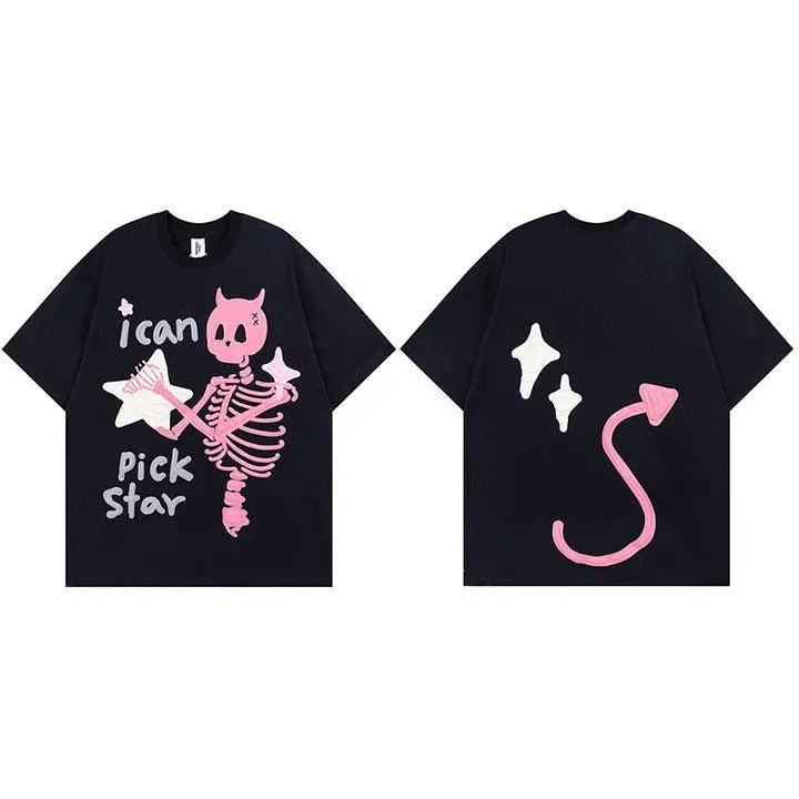 Brownm Can Pick Star Tee