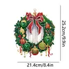 DIY Christmas Wreath Art Acylic Crystal Rhinestone Hanging Craft Kits