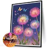 Diamond Painting-DIY Full Round Drill Colorful Dandelion