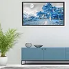 >SALE<5D Diamond Painting Kit Blue Woods Full Round Drill DIY Landscape Wall Art
