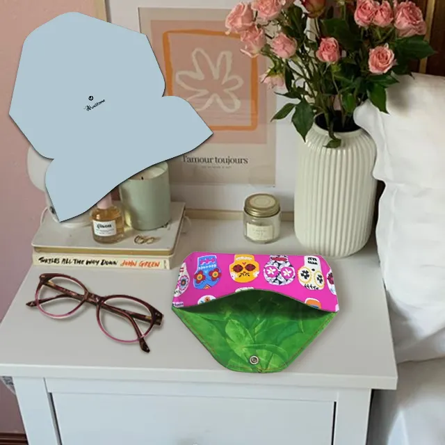 DIY Soft Glasses Case - Template + Instructions