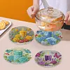 4 PCS Christmas Diamond Painting Placemat Kit for Home Kitchen Parties & Camping
