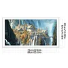 (US Local)Castle-18CT Stamped Cross Stitch Kit(80x40cm)