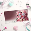 6Pcs Diamond Painting Greeting Card Heart Diamond Handmade Card for Friends