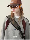 Outdoor trendy brand retro water-repellent commuting and cycling shoulder bag