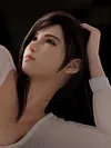 Panjams Ver. Tifa Lockhart Decorative Painting - (FF7) Final Fantasy VII - Xingkong Studio