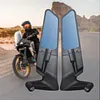 2Pcs/Pair Motorcycle Mirrors Universal 10mm 8mm Wind Wing Side Rearview Mirrors