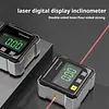 4-Sided Magnetic Inclinometer LED Screen Slope Measuring Meter Hanging Level Box