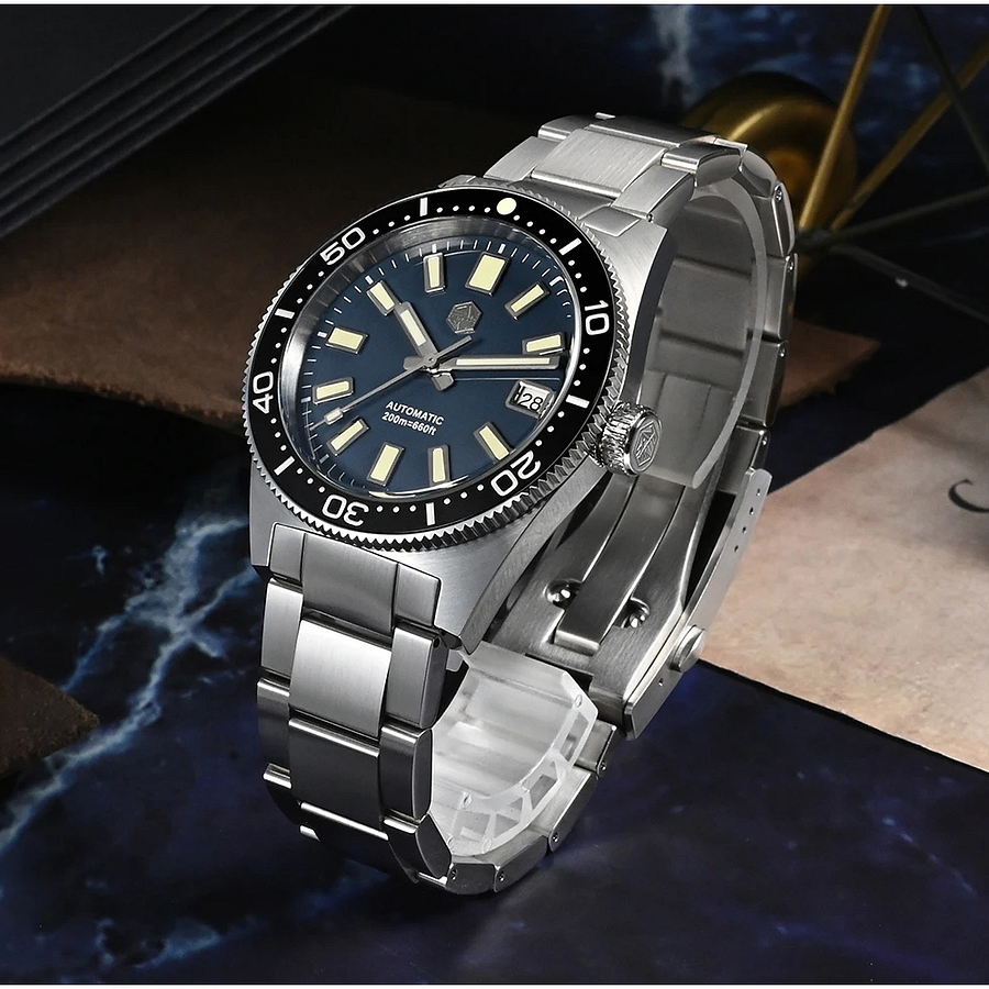 San Martin 62mas Diver Watch SN007-G-B