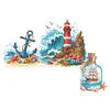DIY Ocean Lighthouse Door Frame Diamond Painting Door Corner Sign Kit