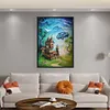 (Big Size)Fairy House - 11CT Stamped Cross Stitch - 50*70cm