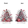 (US Local)Snow Xmas Tree DIY Table Top Diamond Painting Desktop Ornaments Kit