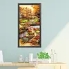 (Big Size)Scenery - 11CT Stamped Cross Stitch - 40*85cm