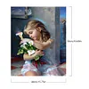 【Limited Stock Sale】Lily Girl-Paint by Numbers Acrylic Painting 40*50CM