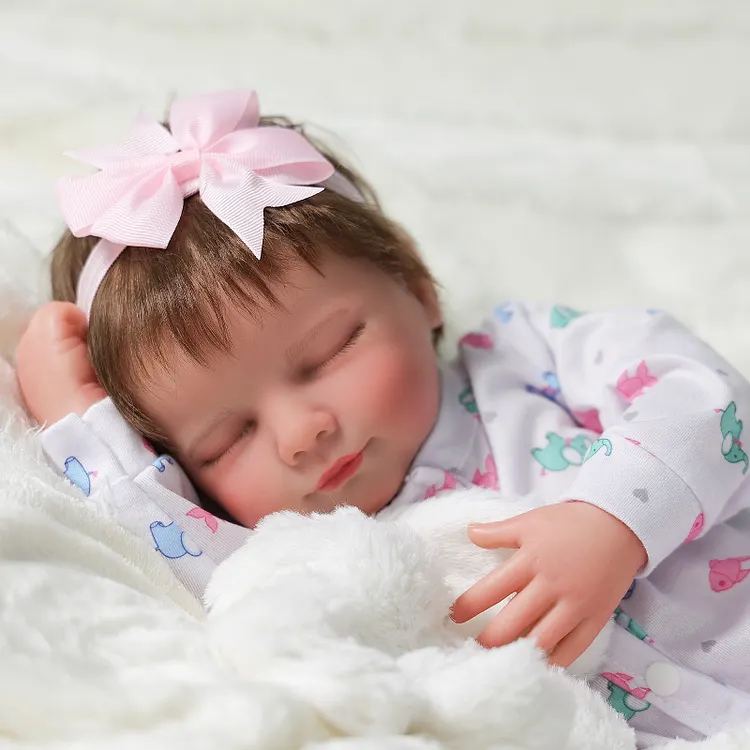 [90Days Lowest Price]Babeside Sleeping Reborn Baby Hailey Realistic 17" Newborn Girl Best Gift for Kids
