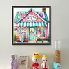 Sewing House-14CT Stamped Cross Stitch 40*40cm/15.75*15.75in