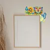 (US Local)Sunflowers Butterflies 5D DIY Wooden Diamond Painting Door Topper (Right)