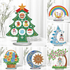 DIY 5D Double Sided Drills Special Shaped Diamond Painting Desktop Ornament Kit