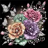 (US Local)4Pack Flower-Special Shaped Diamond Painting Kit(30x30cm)