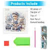 Diamond Painting-DIY Crystal Rhinestone Playing Boy