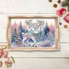 (Multistyle) En Bois No&euml;l Cardinal Bonhomme De Neige-Bricolage Vaisselle