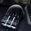 HERTAO competitive gaming wired multi-master button mouse small mechanical keyboard