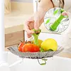 🧑&zwj;🍳kitchen Artifact🥳Stainless steel folding vegetable steamer (🔥New Year's discount🔥  ())