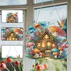 Mushroom Hut Double Sided - 5D DIY Pendant