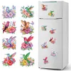 8Pcs Flowers Hummingbird Diamond Painting Fridge Magnet Diamond Art Magnets Kit