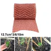 Copper Mesh Slug Repeller Rustproof Copper Net for Pest Control (12.7cmx3m)