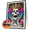 Diamond Painting -5D Full Round Drill Crown Skull(40x50cm)