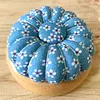 Pumpkin Shaped Magnetic Needle Pin Cushion Holder DIY Craft Random Pattern