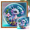 Crystal Ball Zodiac Sign Dragon - 11CT Stamped Cross Stitch - 40*40cm