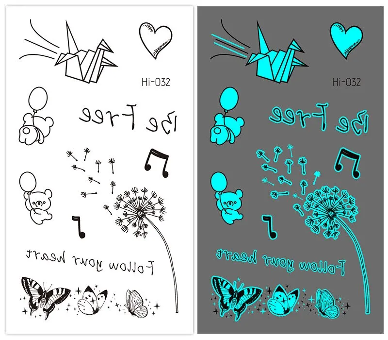 Sdrawing Tattoo Stickers Temporary Moon Star Diamond Planet Festival Carnival Party Glowing Cool Face Tatoo for Men Women