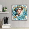 (Multi-Style)Noble Lady-Partial Special Shaped Diamond Painting 30*30CM
