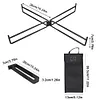 Foldable Cooler Stand Portable Storage Bin Ice Bucket Holder Trash Bag Bracket