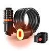 Simple Bicycle With Light Password Lock Mountain Bike Electric Bike Road Bike Five-Digit Anti-Theft Password Lock